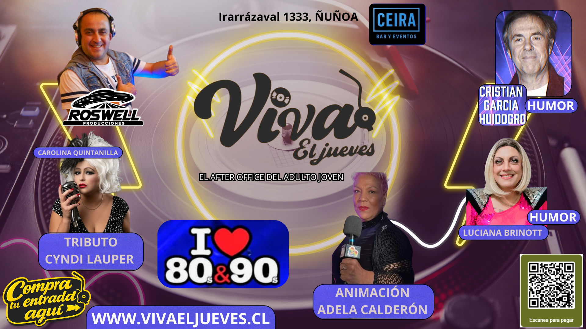 Viva El Jueves — Artistas y programa completo